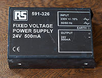 RS Components 24v 500ma Linear Power Supply