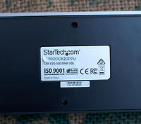 Startech Thunderbolt 3 Docking Station Hub TB3DOCK2DPPU